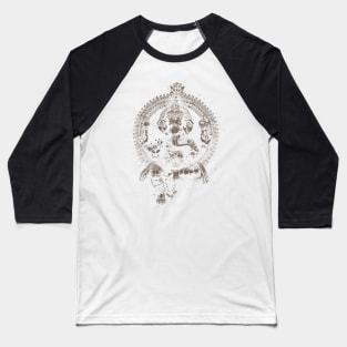 Ganesha : Dark Baseball T-Shirt